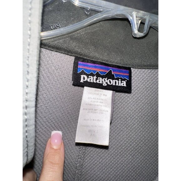 Patagonia Men's Adze Polartec Softshell Jacket Gray Full Zip SZ Xxl - Picture 4 of 4